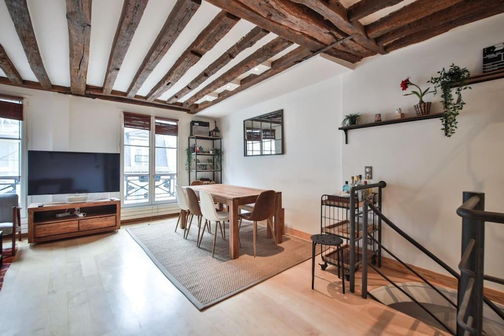 Appartement Typical Parisian Duplex#4Pers#Le Marais Extérieur photo