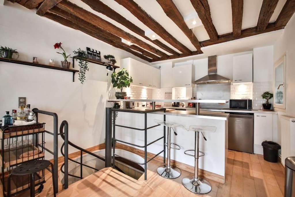 Appartement Typical Parisian Duplex#4Pers#Le Marais Extérieur photo